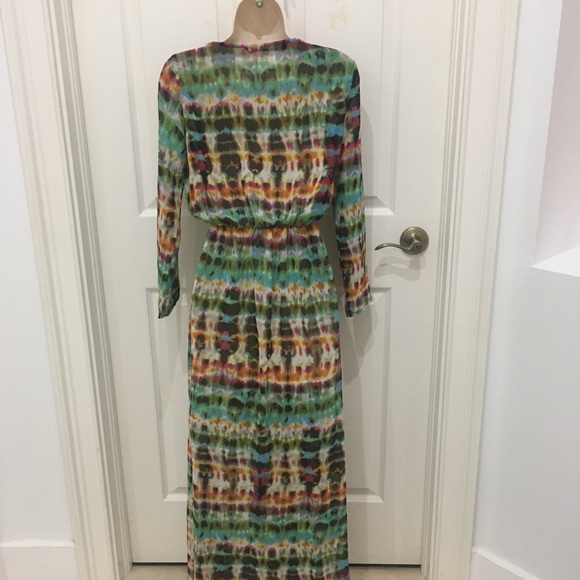 Tie Dye Print Kimono - Picture 4 of 7